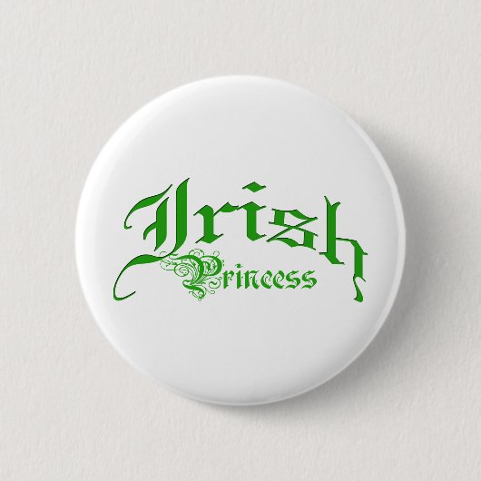 Irish Princess Ronde Button 5,7 Cm (Voorkant)