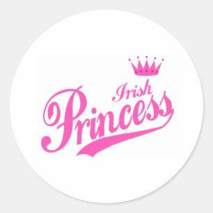 Irish Princess Ronde Sticker