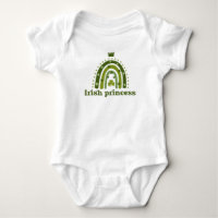 Irish Princess St. Patrick's Day Green Boho Rainbo