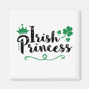 Irish Princess Women St Patrick's Day Script Magneet