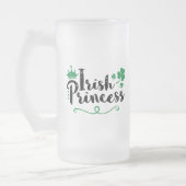 Irish Princess Women St Patrick's Day Script Matglas Bierpul (Links)