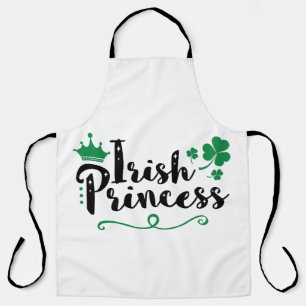 Irish Princess Women St Patrick's Day Script Schort