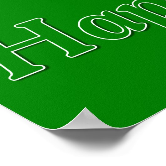 Irish Proverb 5 - Irish Flag Print (Hoek)