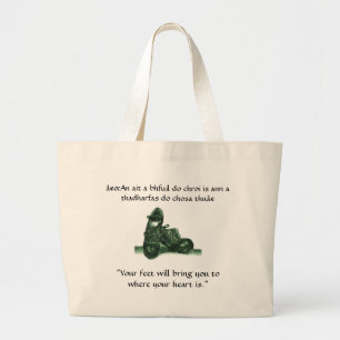 Irish Proverb Bag Grote Tote Bag