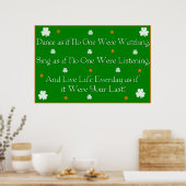 Irish Proverb Print (Keuken)