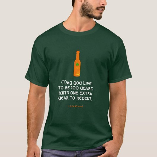 Irish Proverb T-shirt (Voorkant)