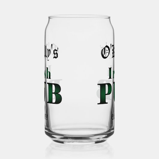 Irish Pub Bar Pint Bier Soda Can Glas Drinkware (Rechts)