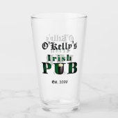Irish Pub Bar Tavern Beer Pint Glasses Glas (Voorkant)