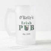 Irish Pub Bar Tavern Frosted Bier Mok (Links)