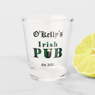 Irish Pub Bar Tavern Shot Glasses Glas