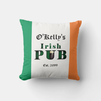 Irish Pub Bar Tavern Throw Pillow Kussen