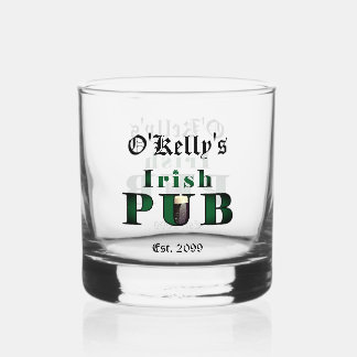 Irish Pub Bar Whiskey Rocks Glas Drinkware