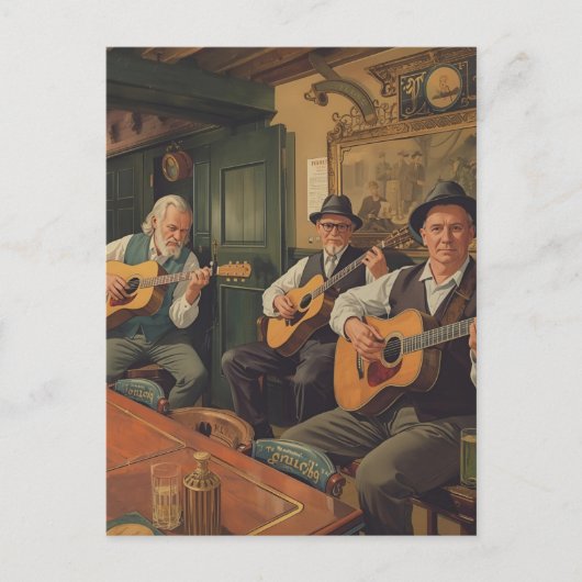 Irish Pub Briefkaart (Voorkant)