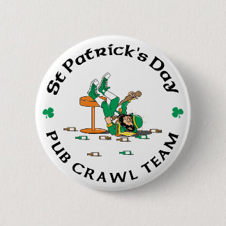 Irish Pub Crawl Team Gift Ronde Button 5,7 Cm