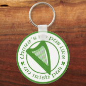 Irish Pub Harp Sleutelhanger (Voorkant)