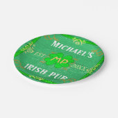 Irish Pub Sign St Patricks Bar Beer | Aangepaste n Papieren Bordje (Gekanteld)