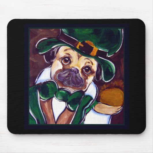 Irish Pug Muismat (Voorkant)