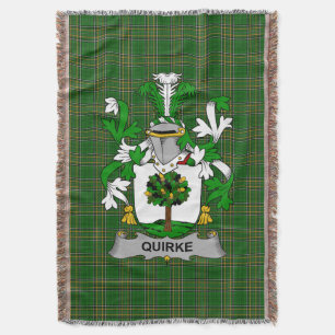 Irish Quirke of O_Quirke Wapen van het familiewape Deken