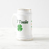 Irish Quotes Gepersonaliseerde Beer Stein, Beer Mo Bierpul (Voorkant links)