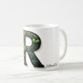 Irish R Monogram Coffee Mug (Devant droit)