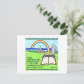 Irish Rainbow Inspirerend Briefkaart (Staand voorkant)