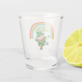 Irish Rainbow Leprechaun Shot Glas (Achterkant)