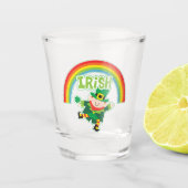 Irish Rainbow Leprechaun Shot Glas (Voorkant)