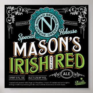 Irish Red Ale Poster