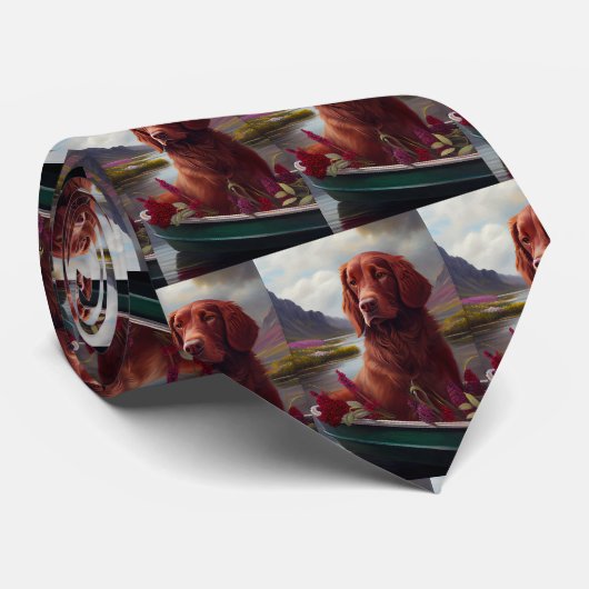 Irish Red op een peddel: een Schilderachtig avontu Stropdas (Opgerold)