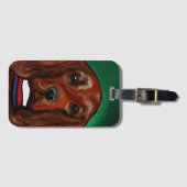 Irish Red Setter Bagagelabel (Voorkant (horizontaal))