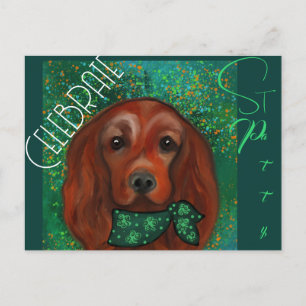 Irish Red Setter Briefkaart