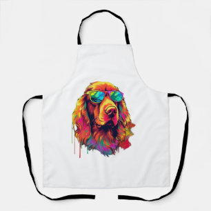 Irish Red Setter Dog Hondenras voor een Irish Red Schort