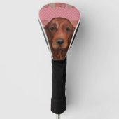 Irish Red Setter Golfheadcover (Voorkant)