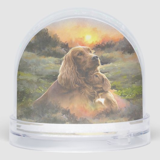 Irish Red Setter, Irish Setter (Arrière)