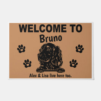 Irish Red Setter Personalized Door Mat Doormat