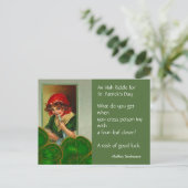  Irish Riddle St Patricks Day PC Briefkaarten (Staand voorkant)