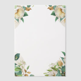 Irish Roos Corners Vellum Uitnodigingen