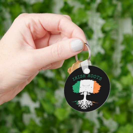 Irish Roots Family Tree Sleutelhanger (Hand)