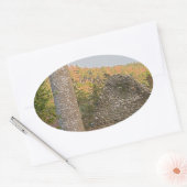 Irish Round Towers ouder dan 1.000 jaar Ovale Sticker (Envelop)