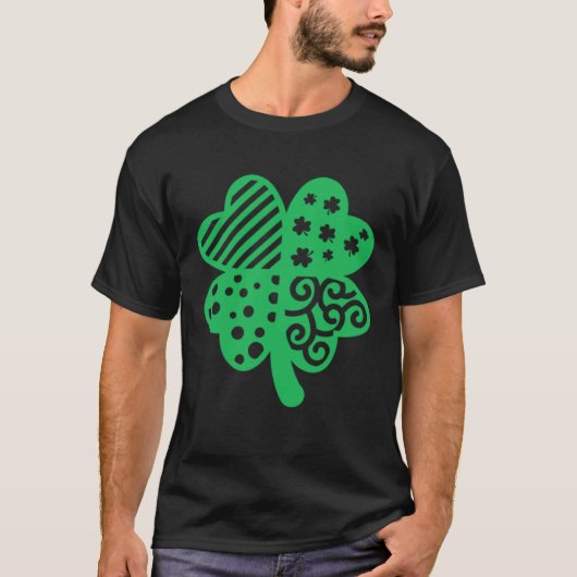 Irish Saint Paddy's Shamrock Happy St Patrick's Da T-shirt (Voorkant)