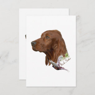 Irish Setter Bedankkaart