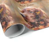 Irish Setter Cadeaupapier (Rol Hoek)