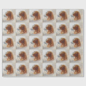 Irish Setter Cadeaupapier (Vlak)