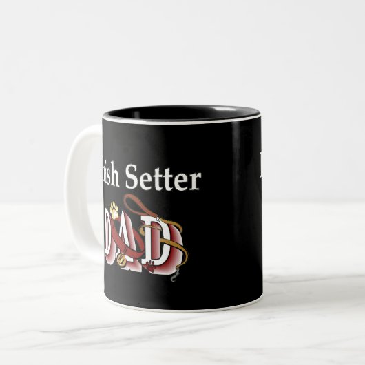 Irish Setter Dad Mug (Devant gauche)