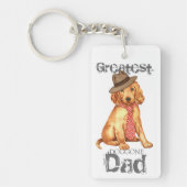 Irish Setter Dad Sleutelhanger (Voorkant)