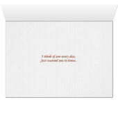 Irish Setter denkt aan jou (Binenzijde Horizontaal (Onderkant))