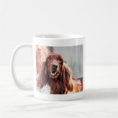 Irish Setter Dog Koffiemok (Links)