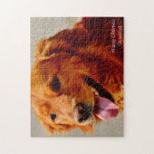 Irish Setter Dog. Legpuzzel (Verticaal)