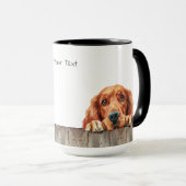 Irish Setter Dog Mok (Voorkant rechts)