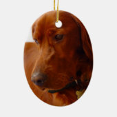 Irish Setter Dog Ornament (Achterkant)